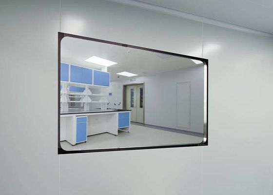 comprare Pannello di visualizzazione montato a scarico 5 mm Vetro temperato a doppio strato Finestre della stanza pulita online manufacture