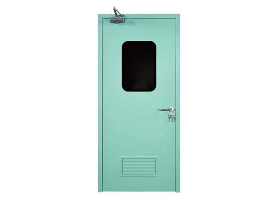 comprare Porta oscillante di stanza pulita in acciaio Porta ermeticamente sigillata modulare per ospedali online manufacture