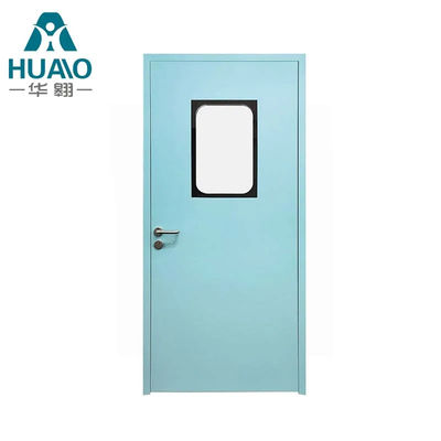 comprare Porta a dondolo modulare in acciaio galvanizzato porta di laboratorio con finestrino online manufacture