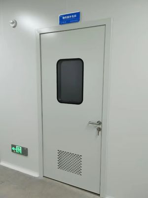 comprare Isolamento termico Porta oscillante di stanza pulita in acciaio Porta di sicurezza ospedaliera modulare singola online manufacture