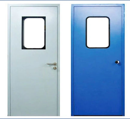 comprare 50 mm di spessore Automatic Cleanroom Porta oscillante in acciaio inossidabile Ospedale porte interne online manufacture