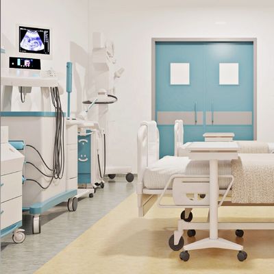 Sala pulita Laboratorio Pavimenti in PVC Vinyl Antibatterici resistenti all'usura 20mx2m 15mx2m