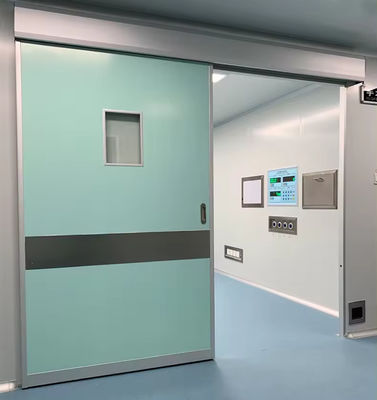 Porta di sicurezza di pulizia a scorrere automatica e manuale di design moderno, singola o doppia, in acciaio